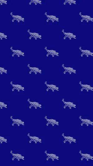 Blue Dinosaur Pattern Background Wallpaper
