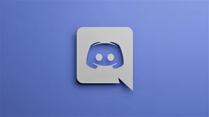 Blue Discord Talk App Wallpaper