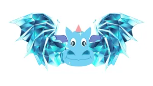 Blue Dragon: A Mythical Creature Of Power And Elegance Wallpaper
