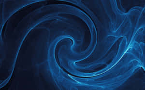 Blue Energy Swirls Abstract Wallpaper