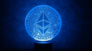 Blue Ethereum Trophy Wallpaper