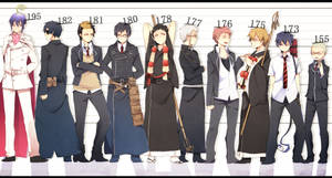 Blue Exorcist Cast Fashion Wallpaper