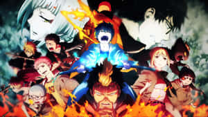 Blue Exorcist Characters Battle Cry Wallpaper