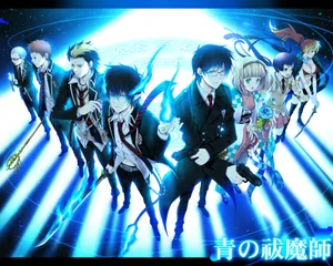 Blue Exorcist Characters Power Stance Wallpaper