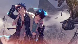Blue Exorcist Rinand Yukio Wallpaper