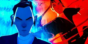 Blue Eye Samurai Animated Characters Wallpaper