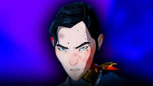 Blue Eye Samurai Intense Stare Wallpaper