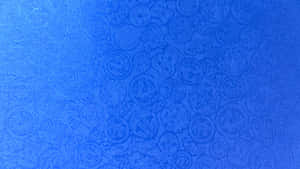 Blue Floral Pattern Background Wallpaper