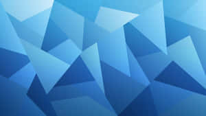 Blue Geometric Abstract Wallpaper Wallpaper