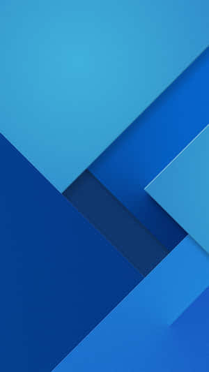 Blue Geometric Layers_ Abstract Wallpaper