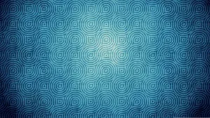 Blue Geometric Spiral Pattern Wallpaper