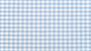 Blue Gingham Check Pattern Wallpaper
