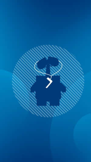 Blue Graphic Wall E Iphone Wallpaper
