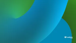Blue Green Webex Background Wallpaper
