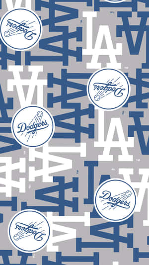 Blue Grey La Dodgers Iphone Wallpaper