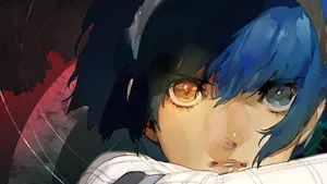 Blue Haired Warrior Wallpaper