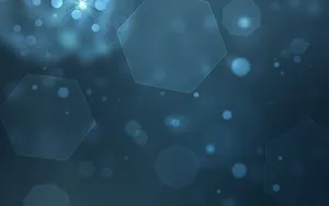 Blue Hexagon Speckles Wallpaper