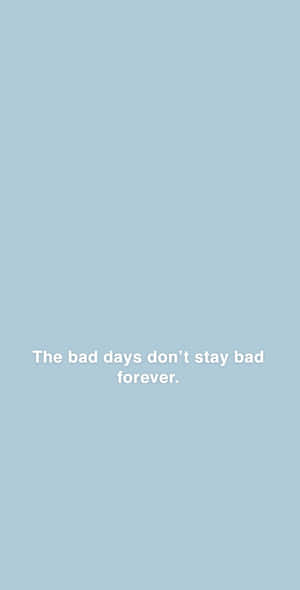 Blue Inspirational Quote Background Wallpaper