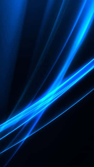 Blue Led Plain Lines Wallpaper