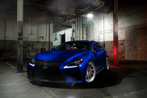 Blue Lexus Sports Car Iphone Wallpaper