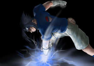 Blue Light Sasuke Wallpaper