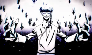 Blue Lock Anime Character Smiling Wallpaper