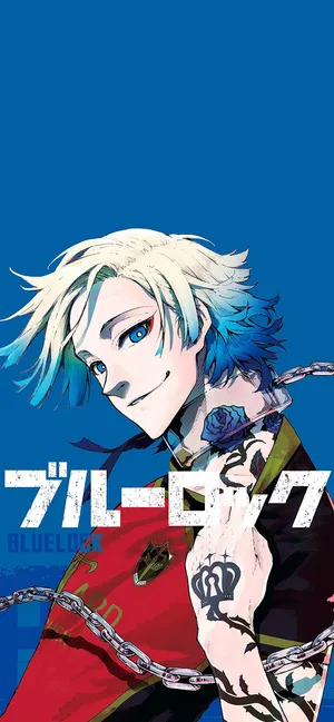 Blue Lock Anime Characteri Phone Wallpaper Wallpaper