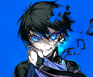 Blue Lock Character Digital Art Wallpaper