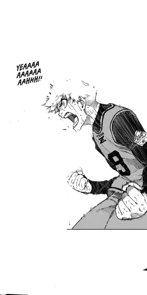 Blue Lock Manga Character Yelling Wallpaper