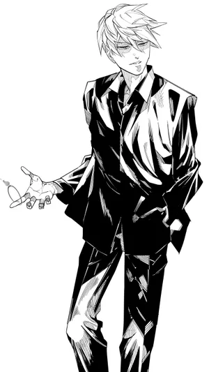 Blue Lock Manga Characterin Suit Wallpaper