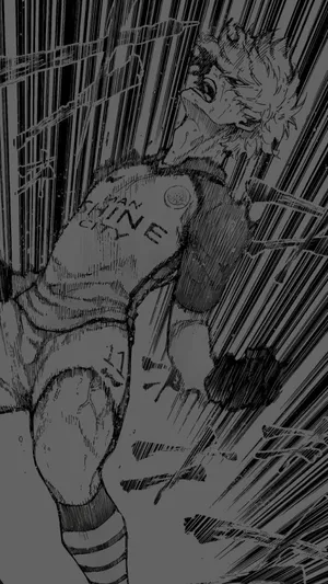 Blue Lock Manga Dynamic Soccer Action Wallpaper
