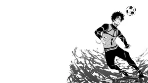 Blue Lock Manga Soccer Intensity Wallpaper