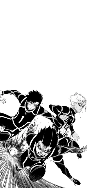 Blue Lock Trio Dynamic Action Wallpaper