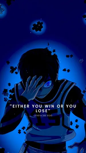 Blue Lock Win Or Lose Quotei Phone Wallpaper Wallpaper