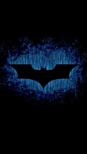 Blue Logo Batman Iphone Wallpaper