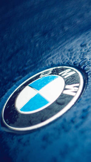 Blue Logo Bmw Iphone X Wallpaper