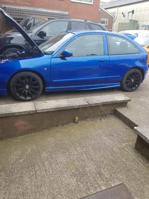 Blue M G Z R With Open Hood Wallpaper