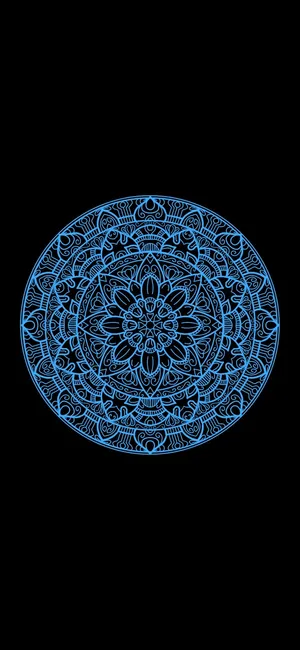 Blue Mandala Iphone 11 Wallpaper