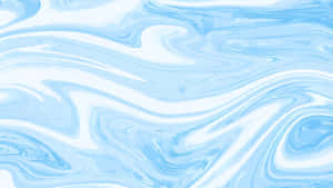 Blue Marbleized Texture Wallpaper