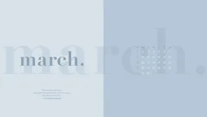 Blue March Quote Elizabeth Edwards Wallpaper