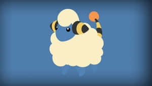 Blue Mareep Desktop Theme Wallpaper