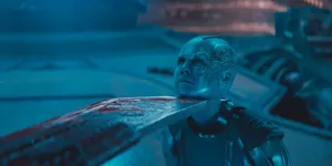 Blue Marvel: Ready To Defeat Evil Wallpaper