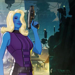 Blue Marvel - The Superhero With Ultra Strength Wallpaper