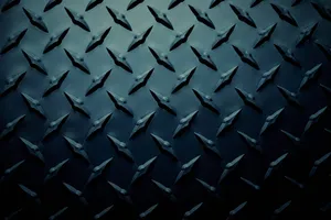 Blue Metal Diamond Plate Wallpaper
