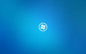 Blue Minimalist Windows Wallpaper