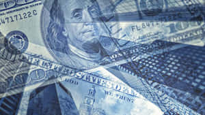 Blue Money Aesthetic Wallpaper