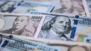 Blue Money Aesthetic Focus Wallpaper