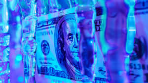 Blue Money Aesthetic Wallpaper