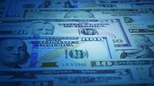 Blue Money Aesthetic Wallpaper