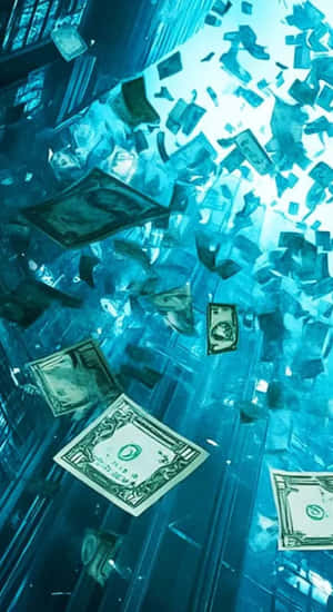 Blue Money Urban Dream Wallpaper